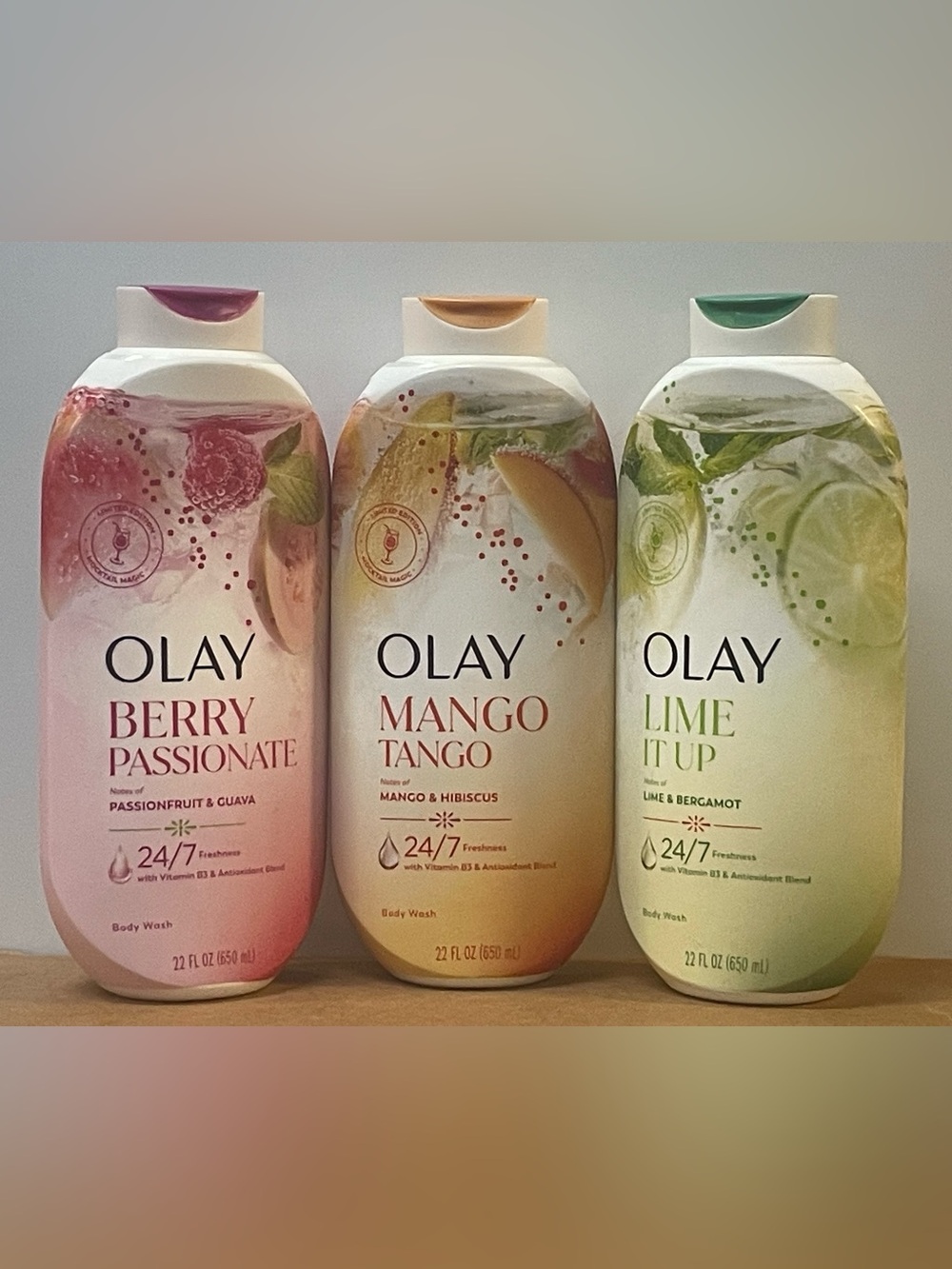 OLAY Limited Edition Mocktail Magic Body Wash Trio